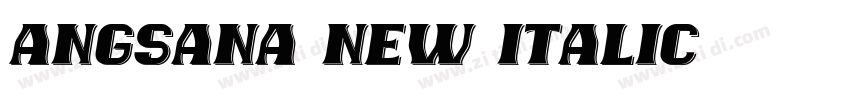 Angsana New Italic字体转换
